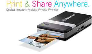 Polaroid portable printer