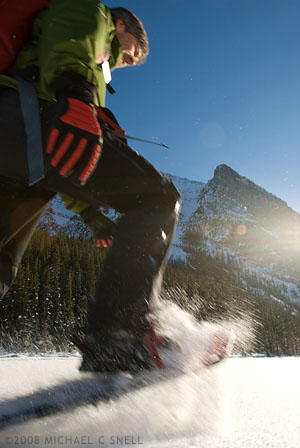Snowshoeing
