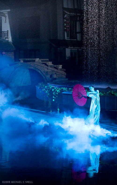 Dancer with umbrella