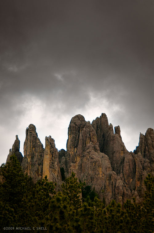 cathedral spires in the black hills