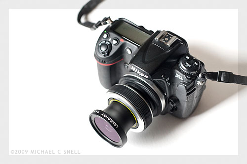Nikon D300 and Lensbaby