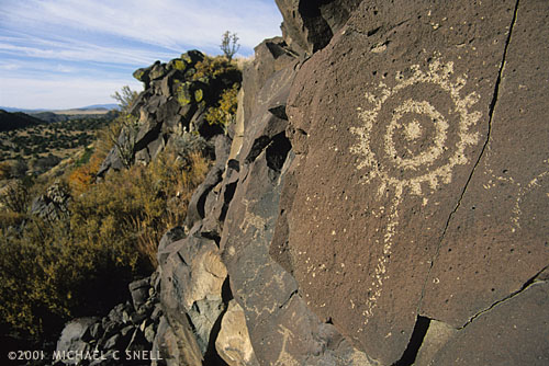 Petroglyphs, Santa Fe County, New Mexico, USA